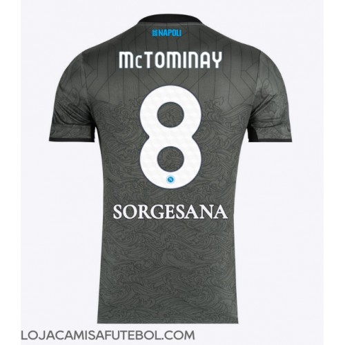 Camisa de Futebol SSC Napoli Scott McTominay #8 Equipamento Alternativo 2024-25 Manga Curta